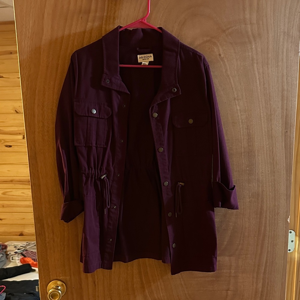 A New Day Women's Deep Purple Utility Jacket